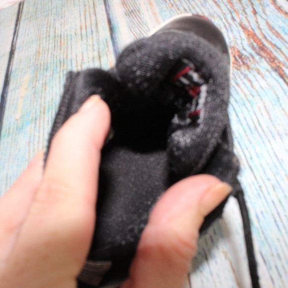 Nike Air Jordan 11 Retro Bred Black Patent Leather Mesh Shoes Size 11 C - Picture 8 of 11